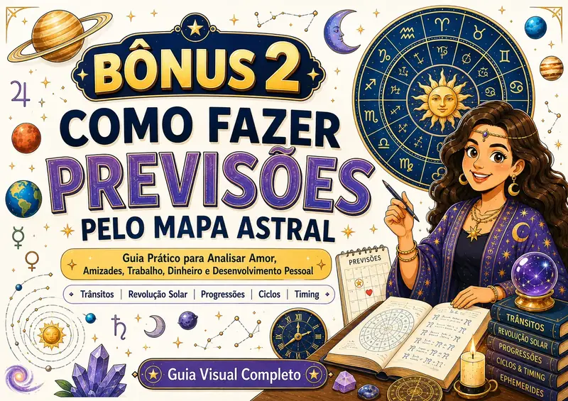 Capa do Bônus 2 — Como Fazer Previsões pelo Mapa Astral