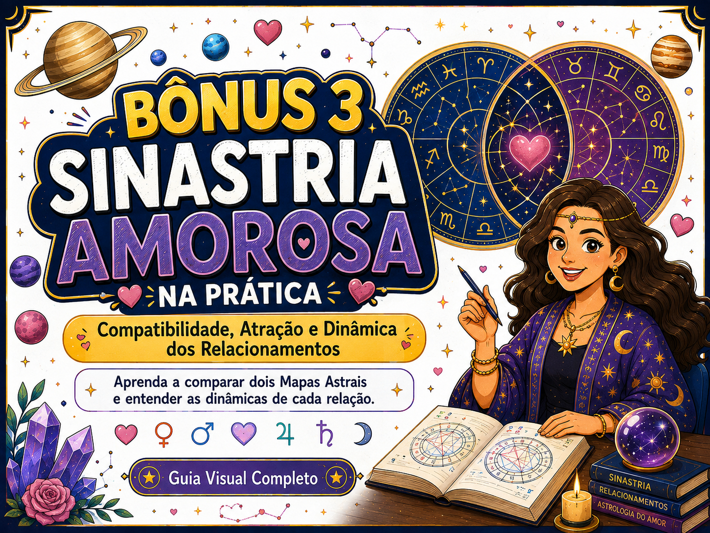 Capa do Bônus 3 — Sinastria Amorosa na Prática